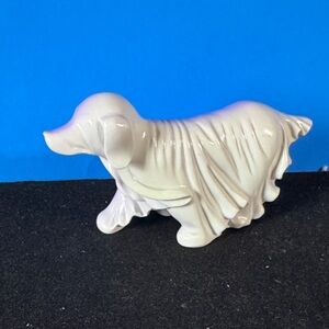 Cracker Barrel Lavender Dog Figurine